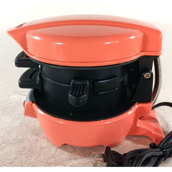 Hamilton Beach Breakfast Sandwich Maker | Model# 25476 Pink Salmon Color - Picture 3 of 5